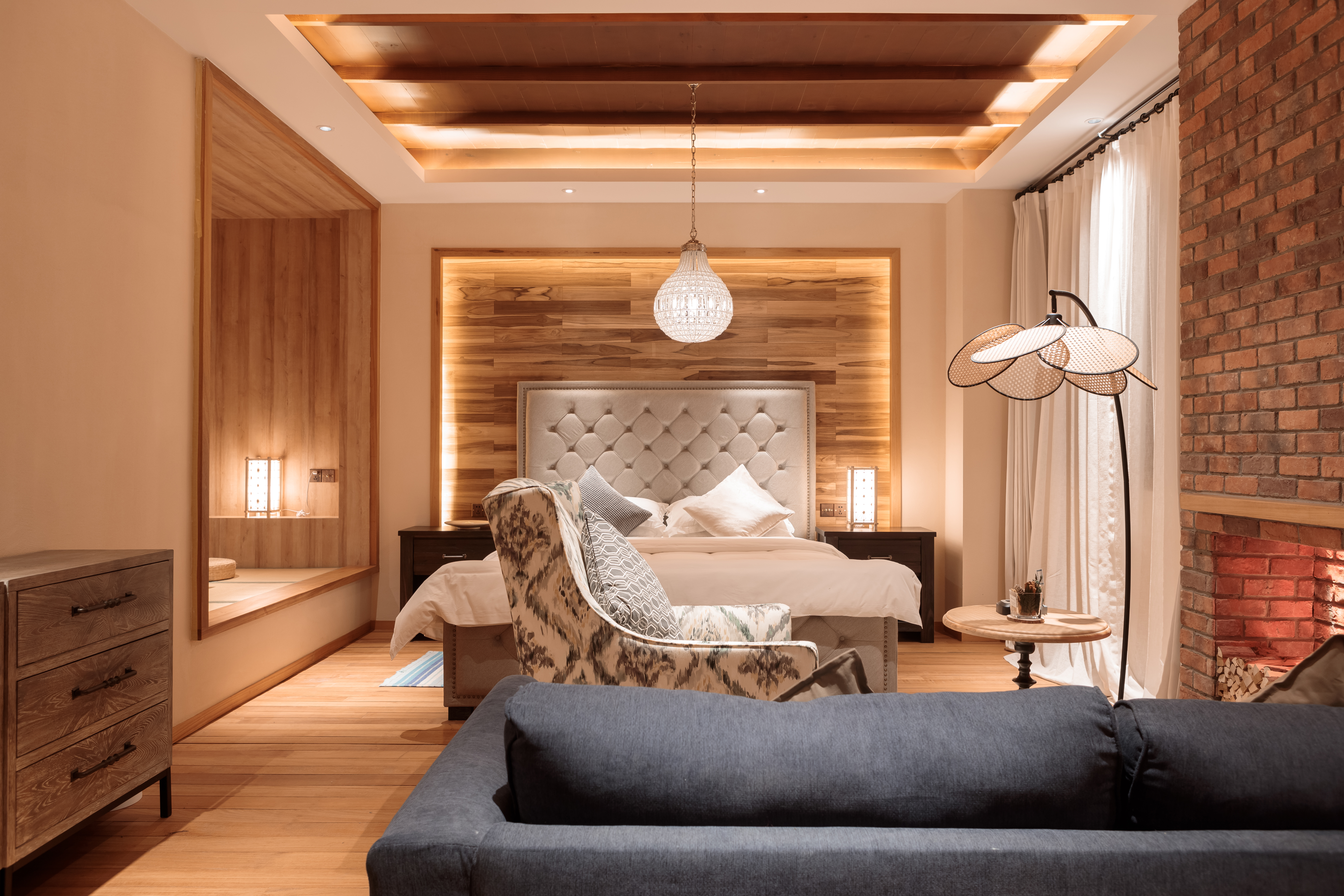 景天庭院豪华大床房