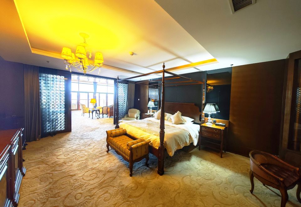 亿豪经典丨行政套房（小）（全景客厅+露台+圆浴缸）