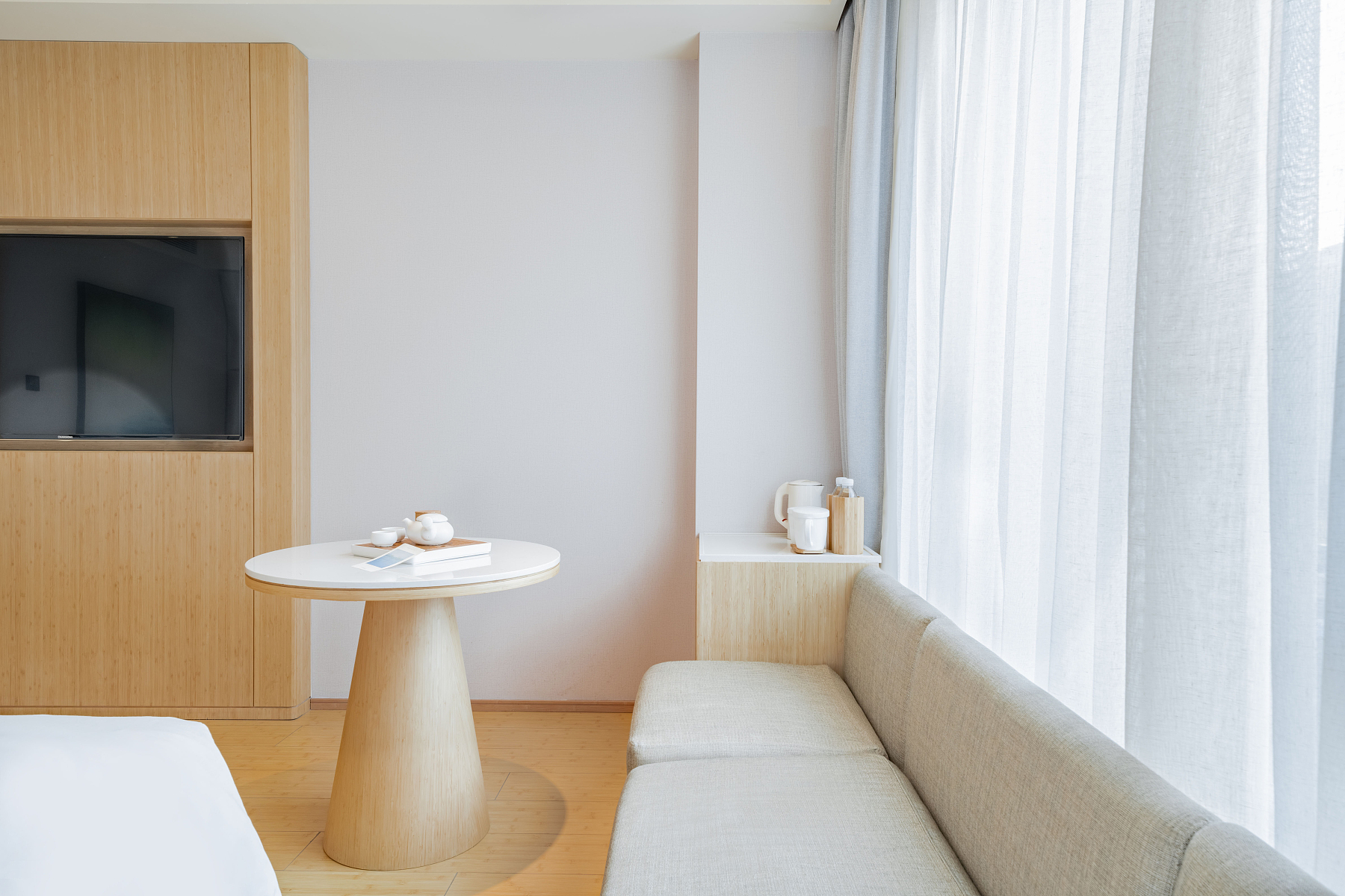 舒压-双床房（落地窗+小冰箱+mini茶海）