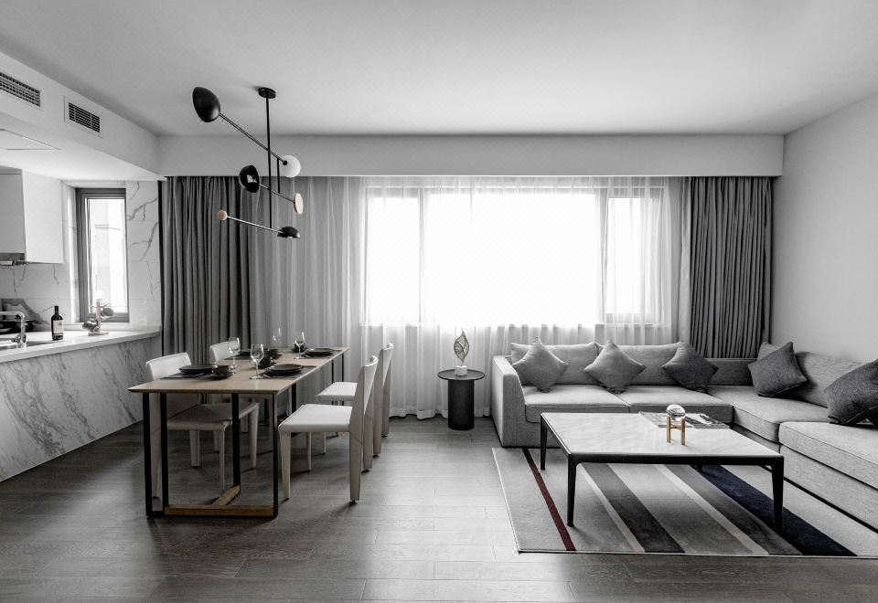 江景雙臥書房套房