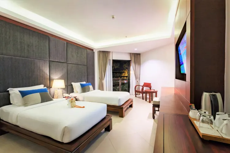 ห้องดีลักซ์ พร้อมวิวสวน