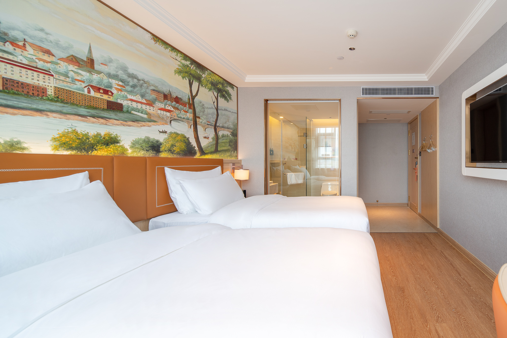 豪华双床房（采光明亮+舒适床品+智能客房）