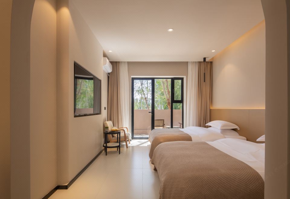 雲呈.輕奢雙床房（獨立陽台+冰箱+乾濕分離）