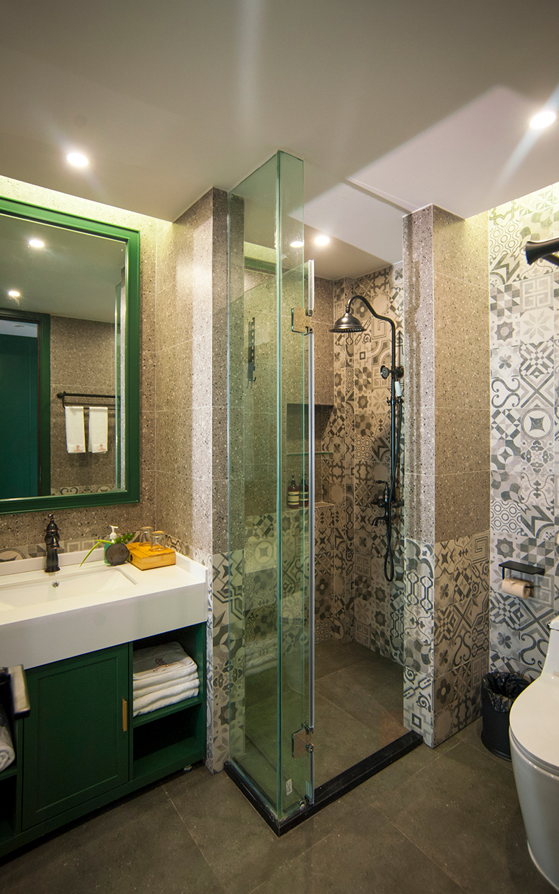 一隐西山丨设计双床房