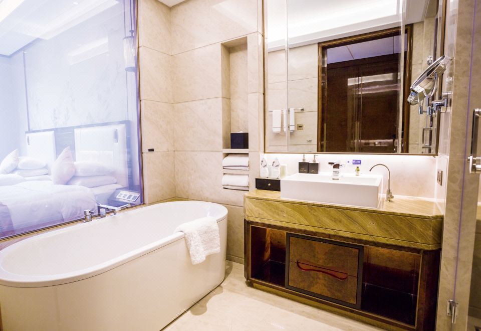 私密庭院双床房