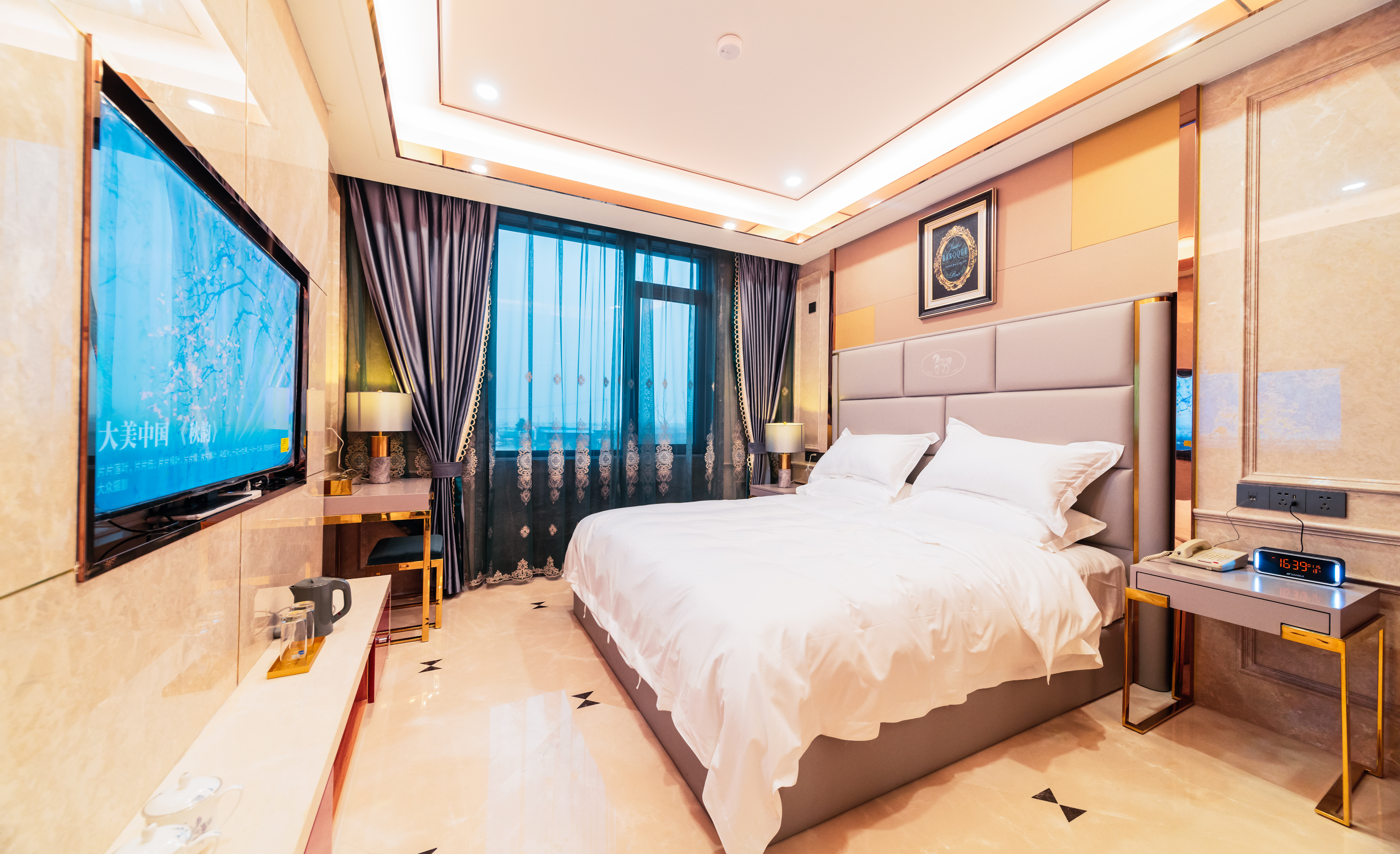 云溪·轻奢大床房（安心舒睡+乡村风光）