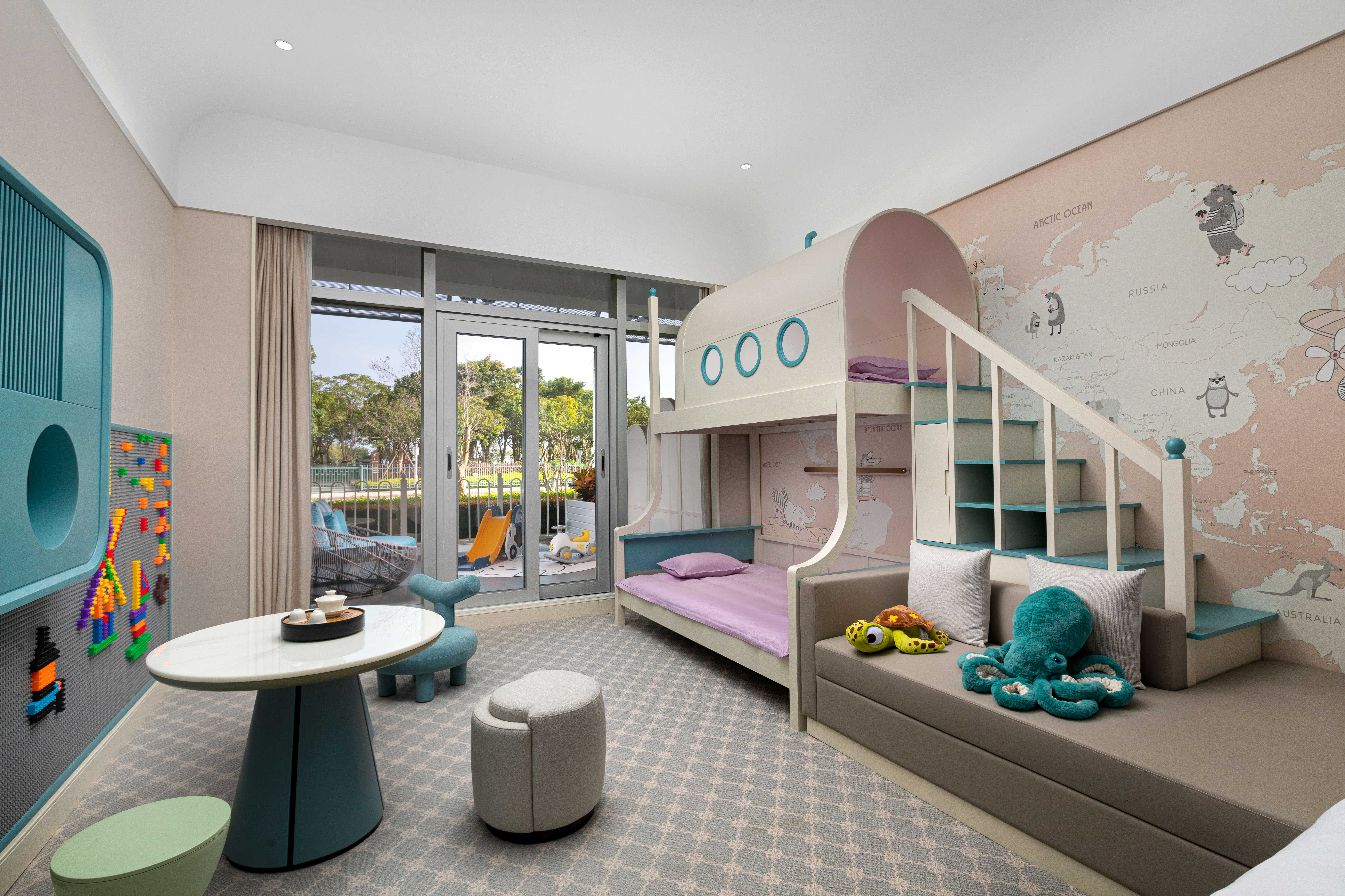 豪华主题亲子房（私家庭院）