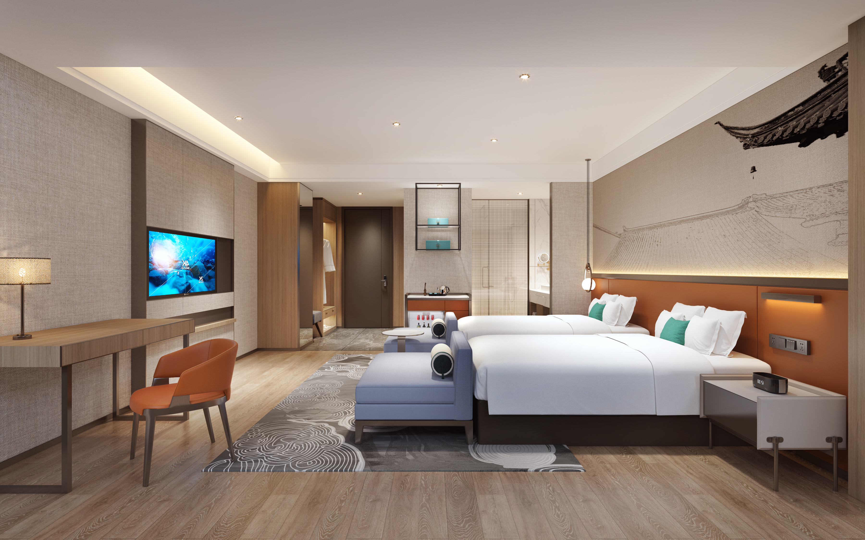 星辰之约行政房（智能小度＋）＋（智能马桶）