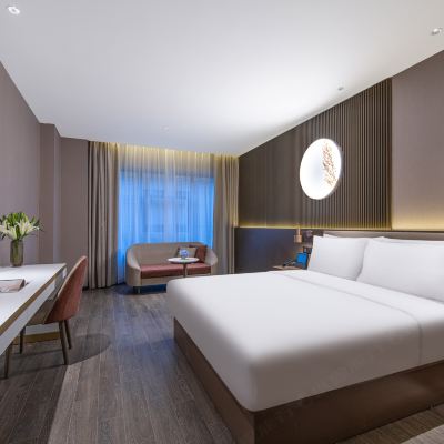 行政大床房（智能客控+可投屏65寸電視） 桔子水晶天津濱江道步行街飯店優惠