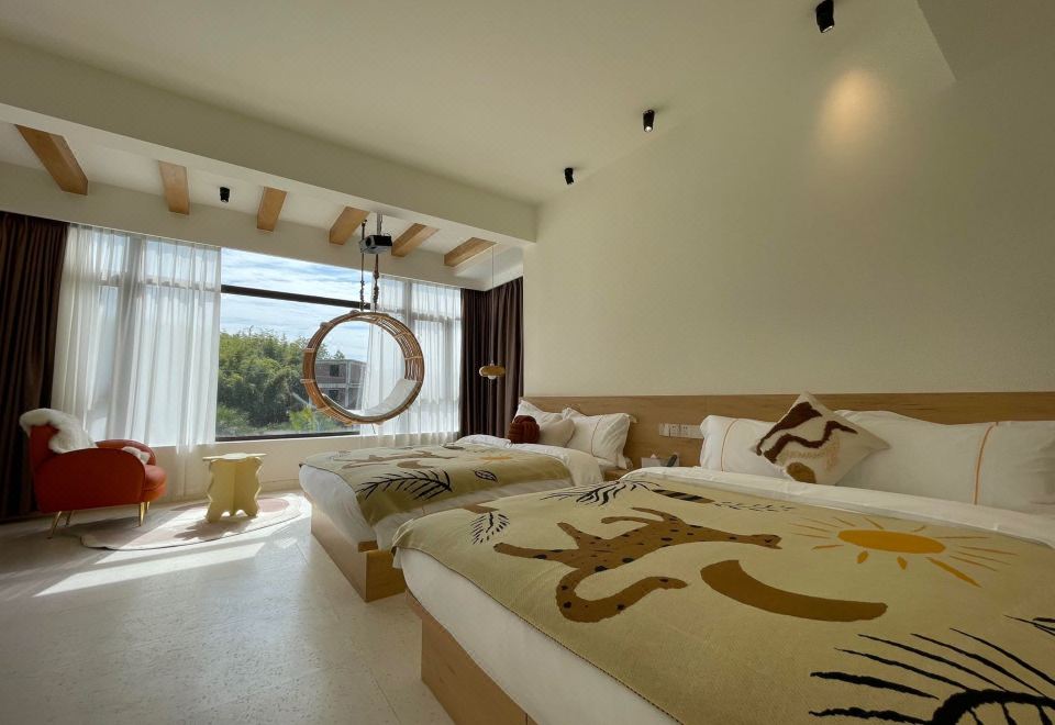 竹境美学浴缸双床房