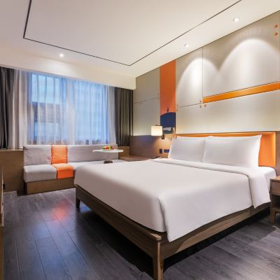 豪華大床房（人體感應+城市夜景） 桔子水晶杭州武林廣場銀泰飯店優惠