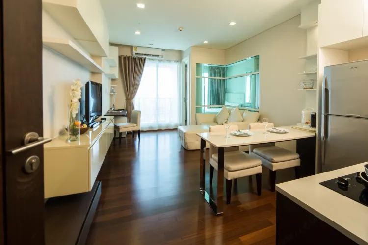 อพาร์ทเมนท์ 1 ห้องนอน