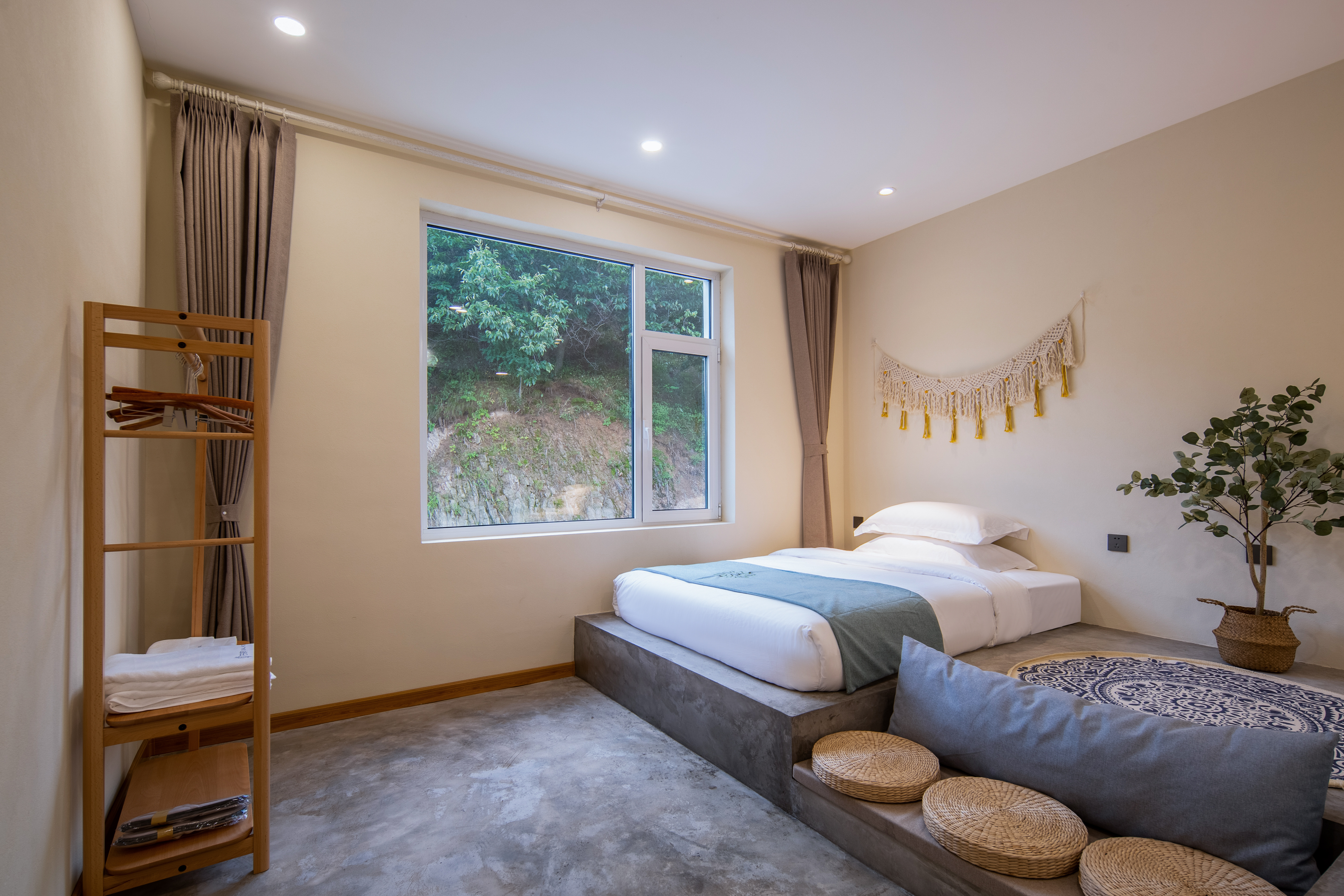 望月·榻榻米双床房·山景