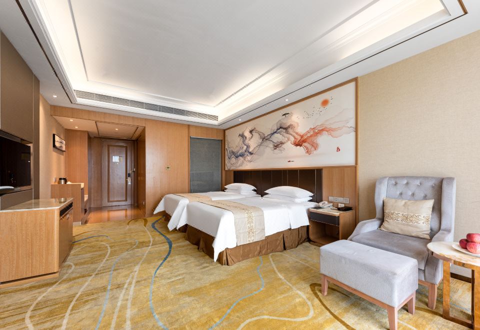 Business Twin Room (High-Rise Night View Of Yong City + Exclusive Cozy Room)