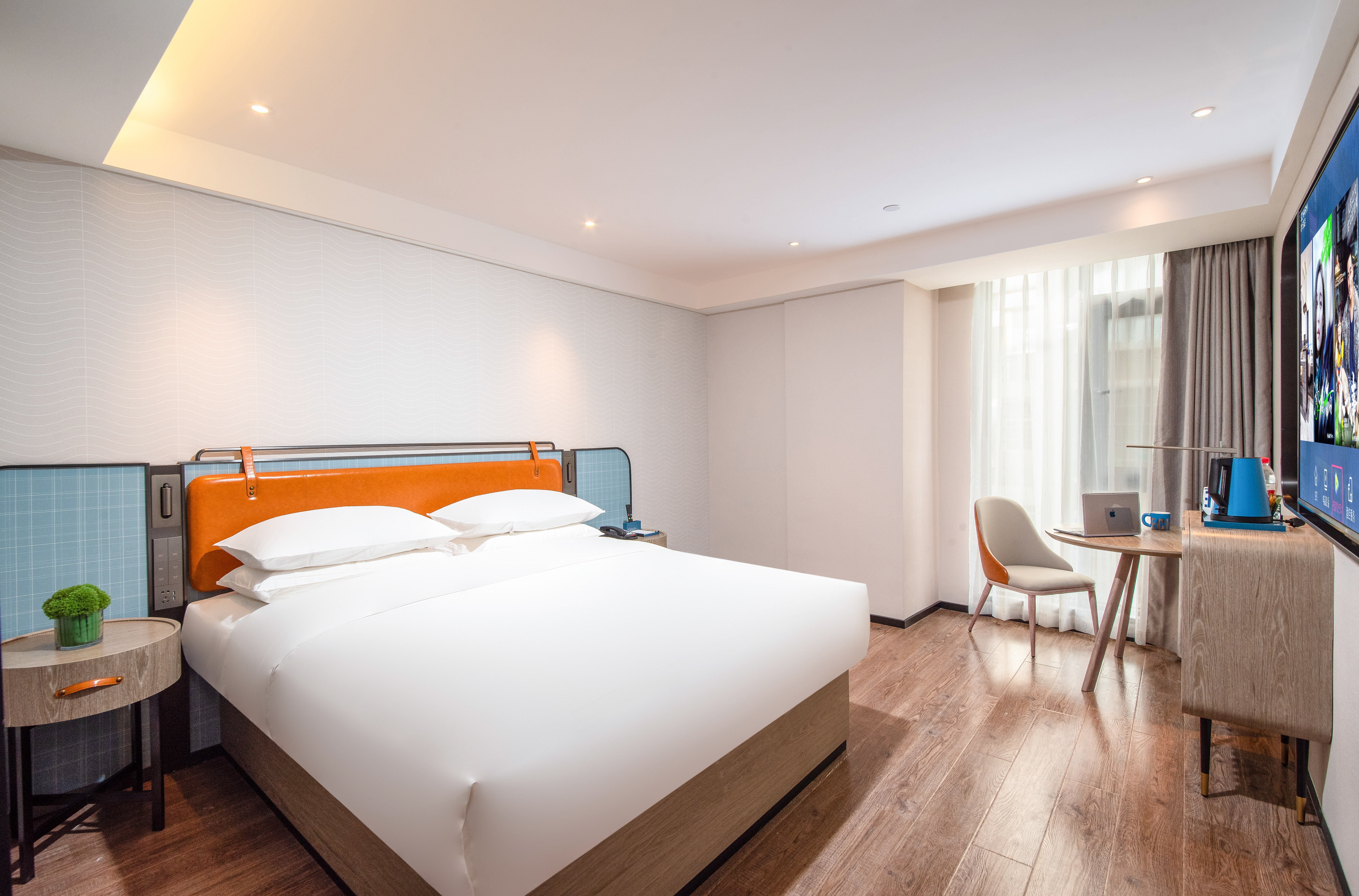 标准大床房（北欧轻奢风+落地窗+舒适床品+乾湿三分离）