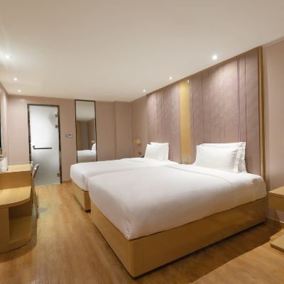 高級雙床房（無窗） 麗楓酒店（廣州天河公園地鐵站店）優惠