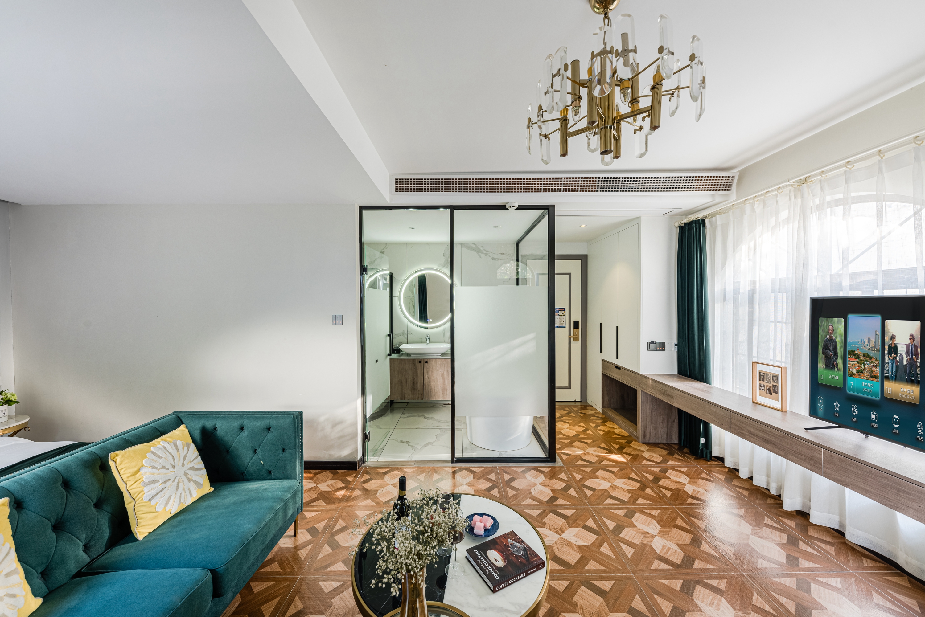 思海.露臺設計大床房