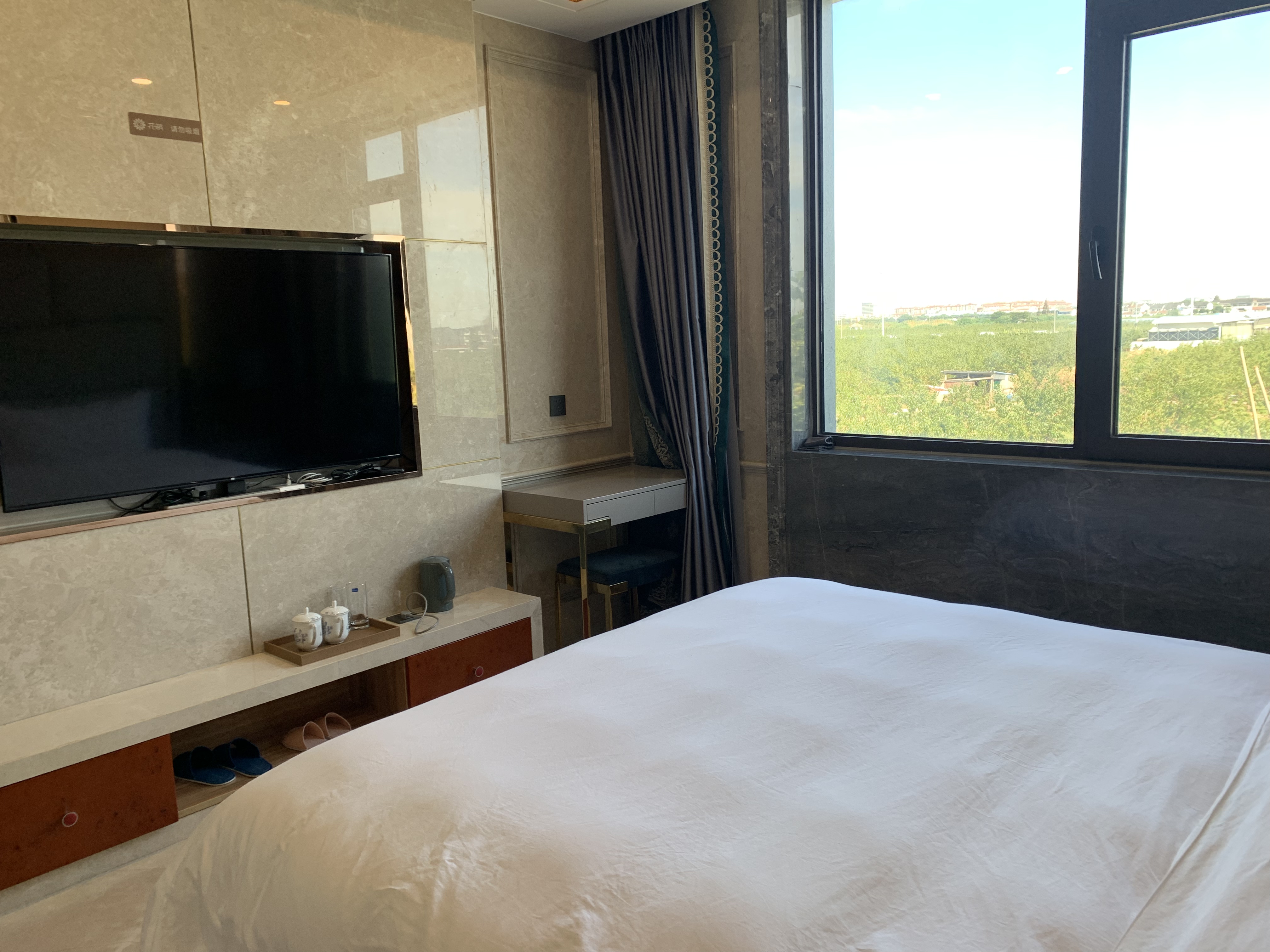 云溪·轻奢大床房（安心舒睡+乡村风光）