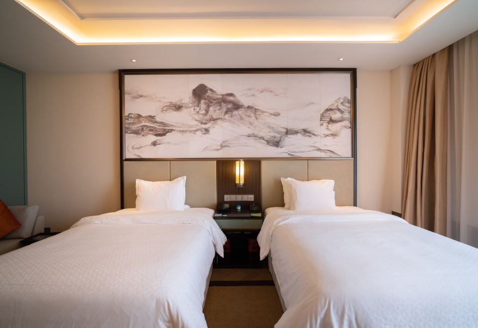 古镇景观双床房（带阳台）