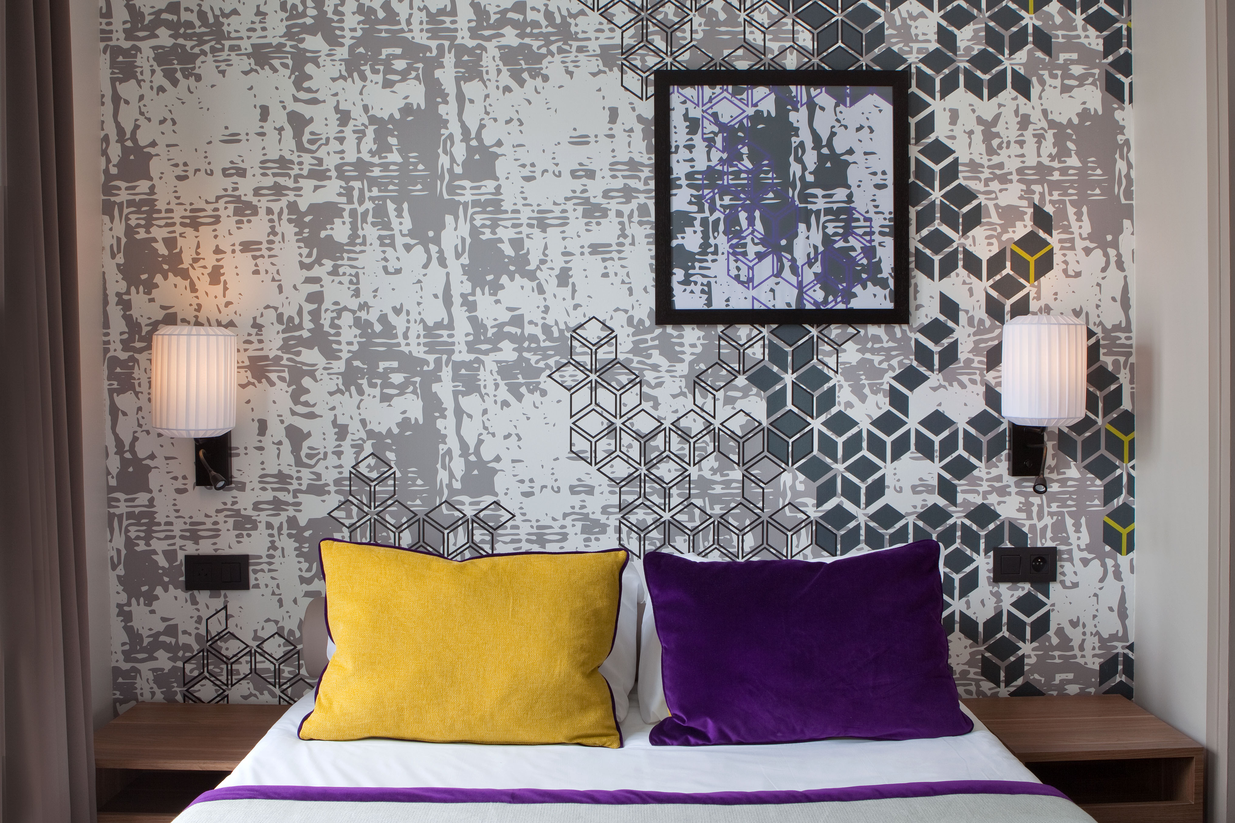 双人床或双床房