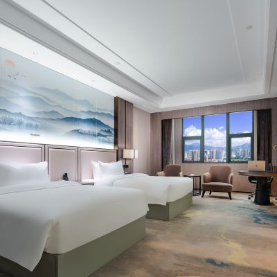 商務城景雙床房 賀州澤森華美達廣場酒店優惠