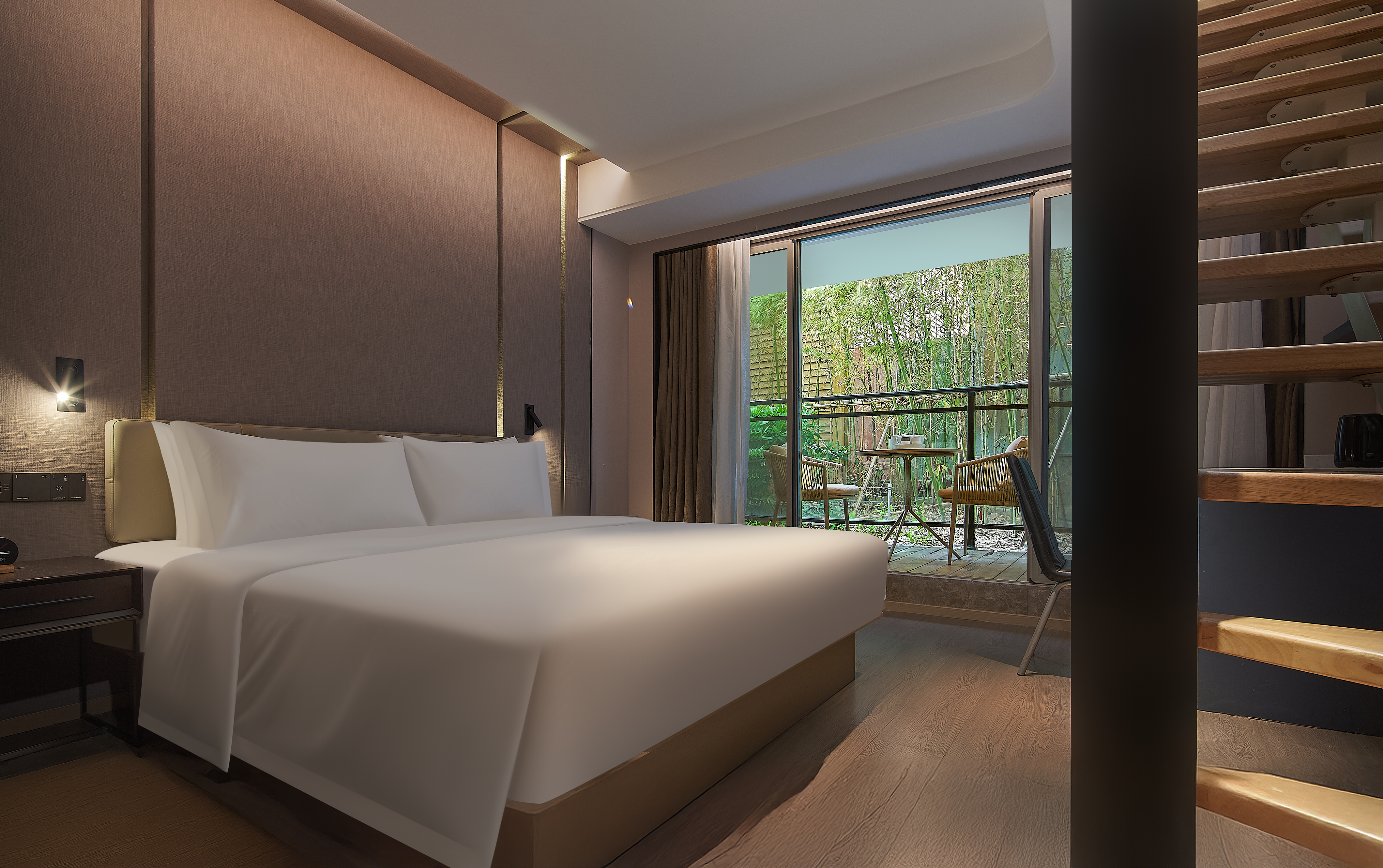 雅居-复式阳台双床亲子套房