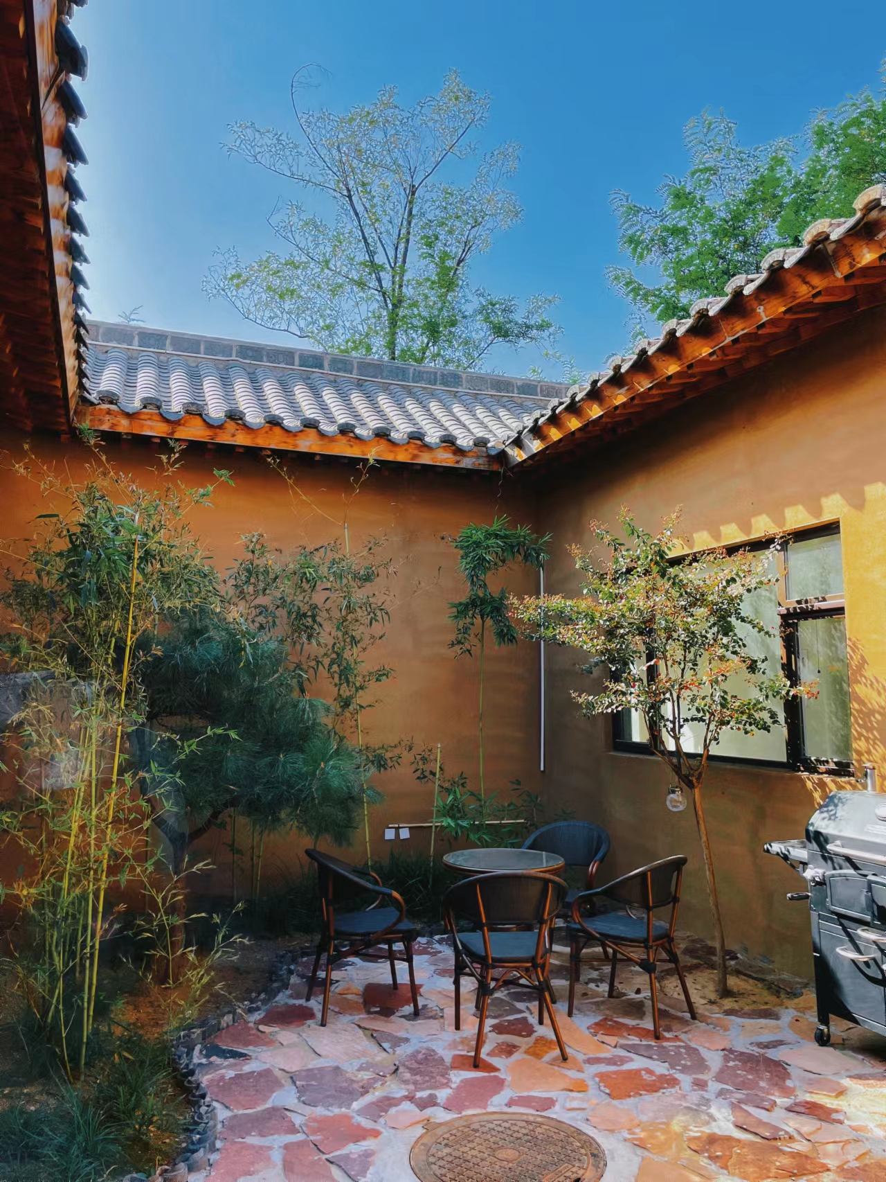 Xibaipo Baili Water Township竹逸居套房