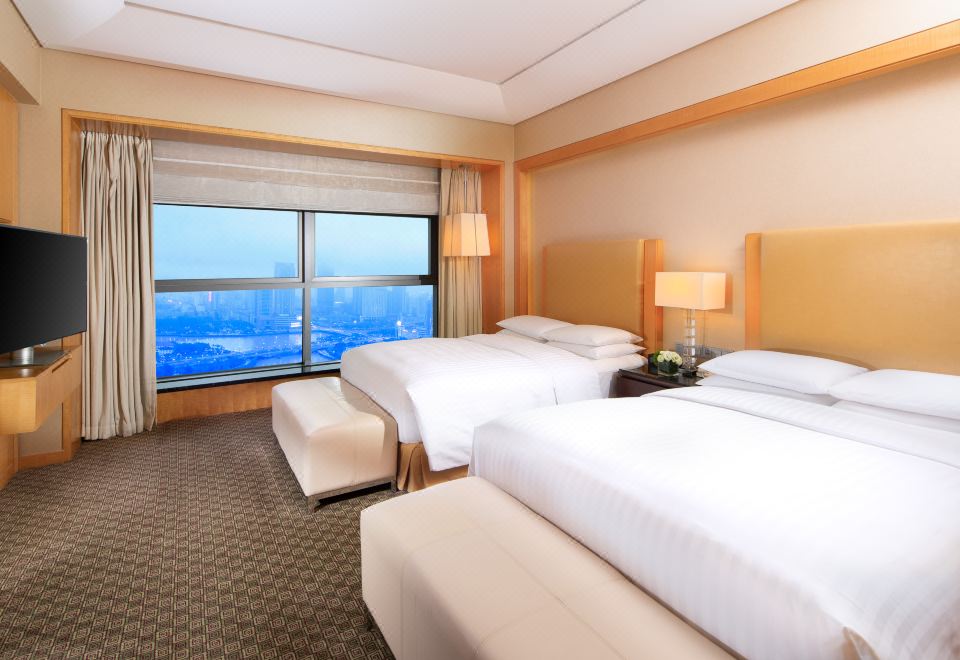 萬豪江景雙床套房