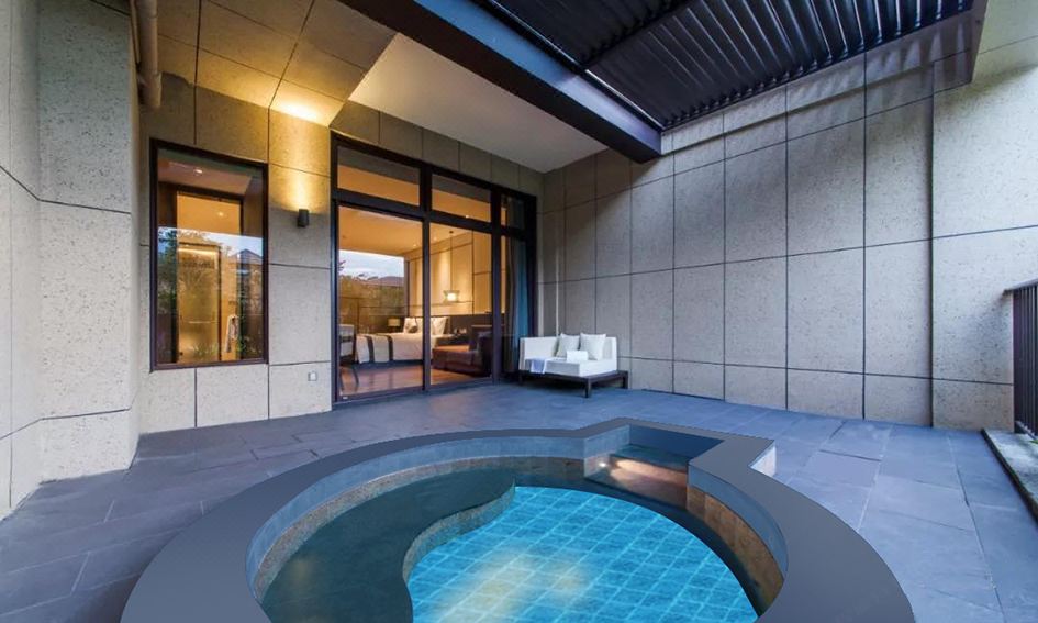 溫泉大床房丨私家泡池