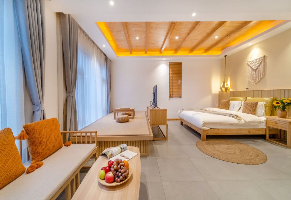 Oxygen-Enhanced Zen Tea Double Bed Room With Heated Floor (Oxygen Generator + Full House Heating)