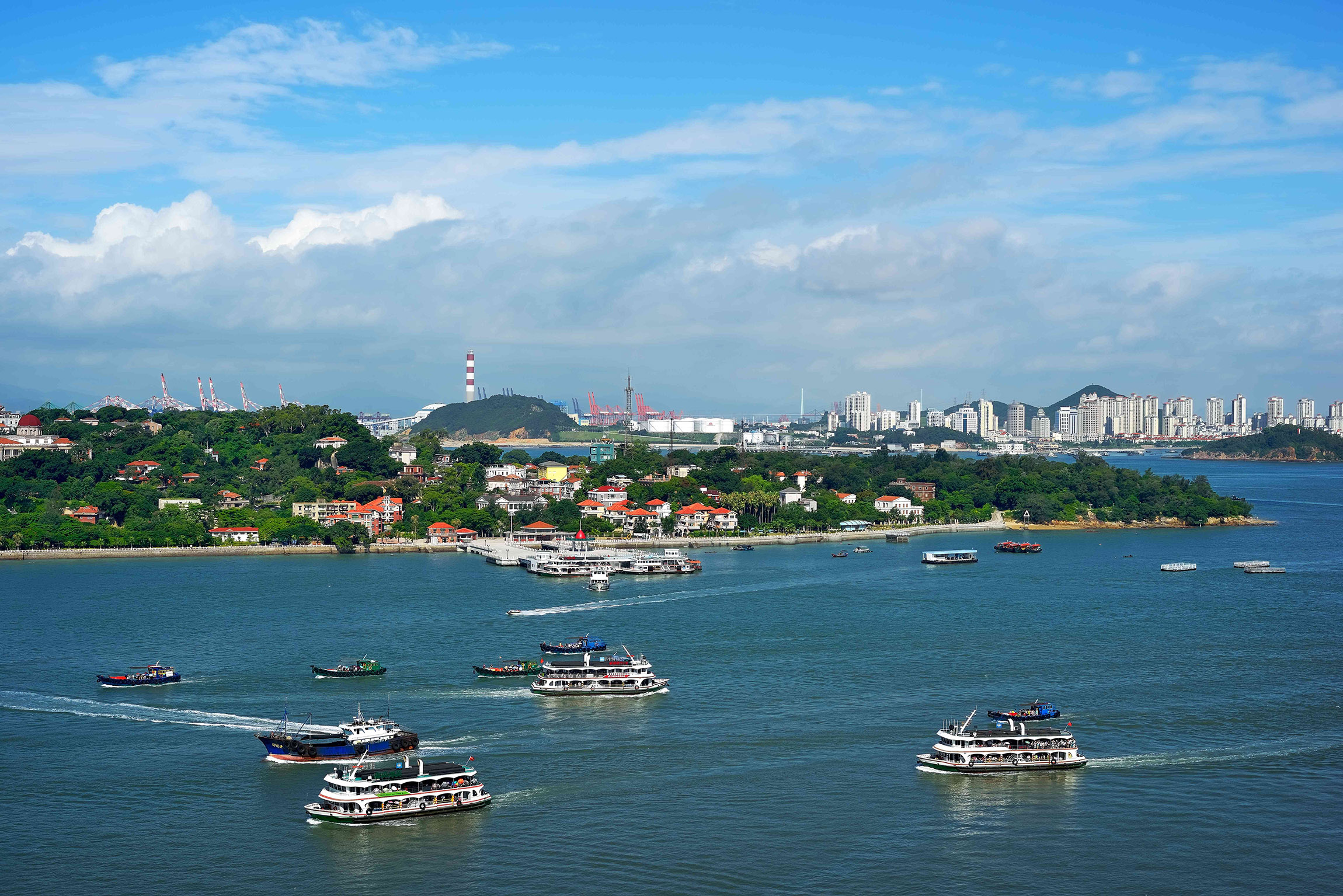 超豪华鼓浪屿海景大床房（高层海景日落）