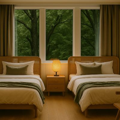 窗藏四季丨雅緻雙床房 鼓浪嶼花之聲·花園美墅優惠