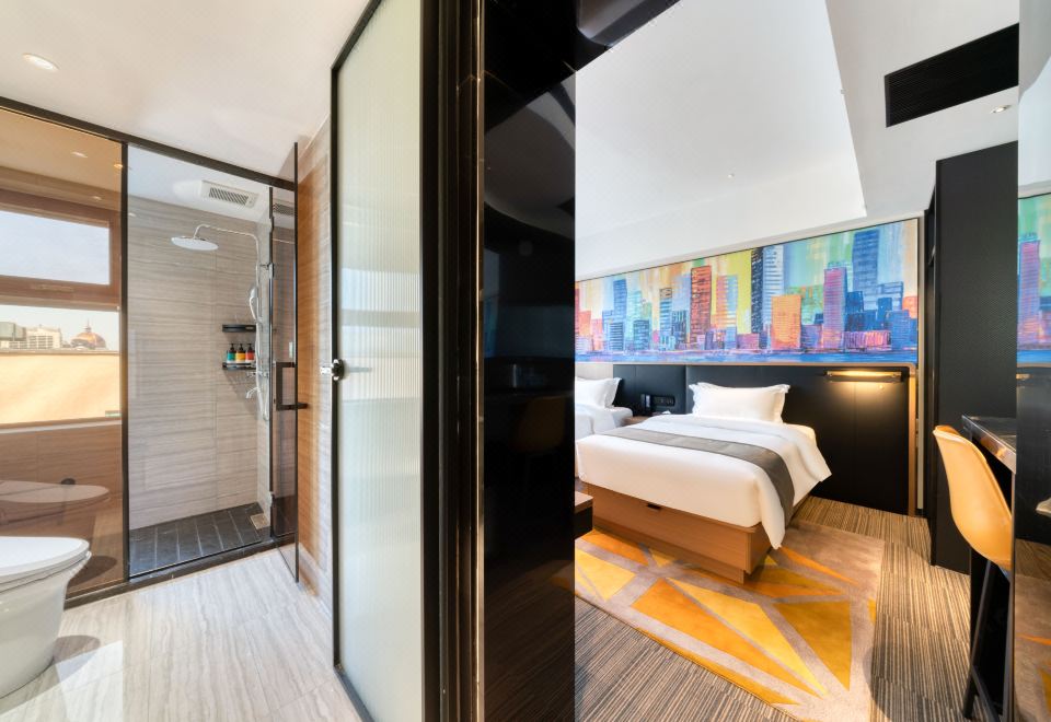 商旅雙床房（零壓床墊+洗護智能馬桶+手機投屏）