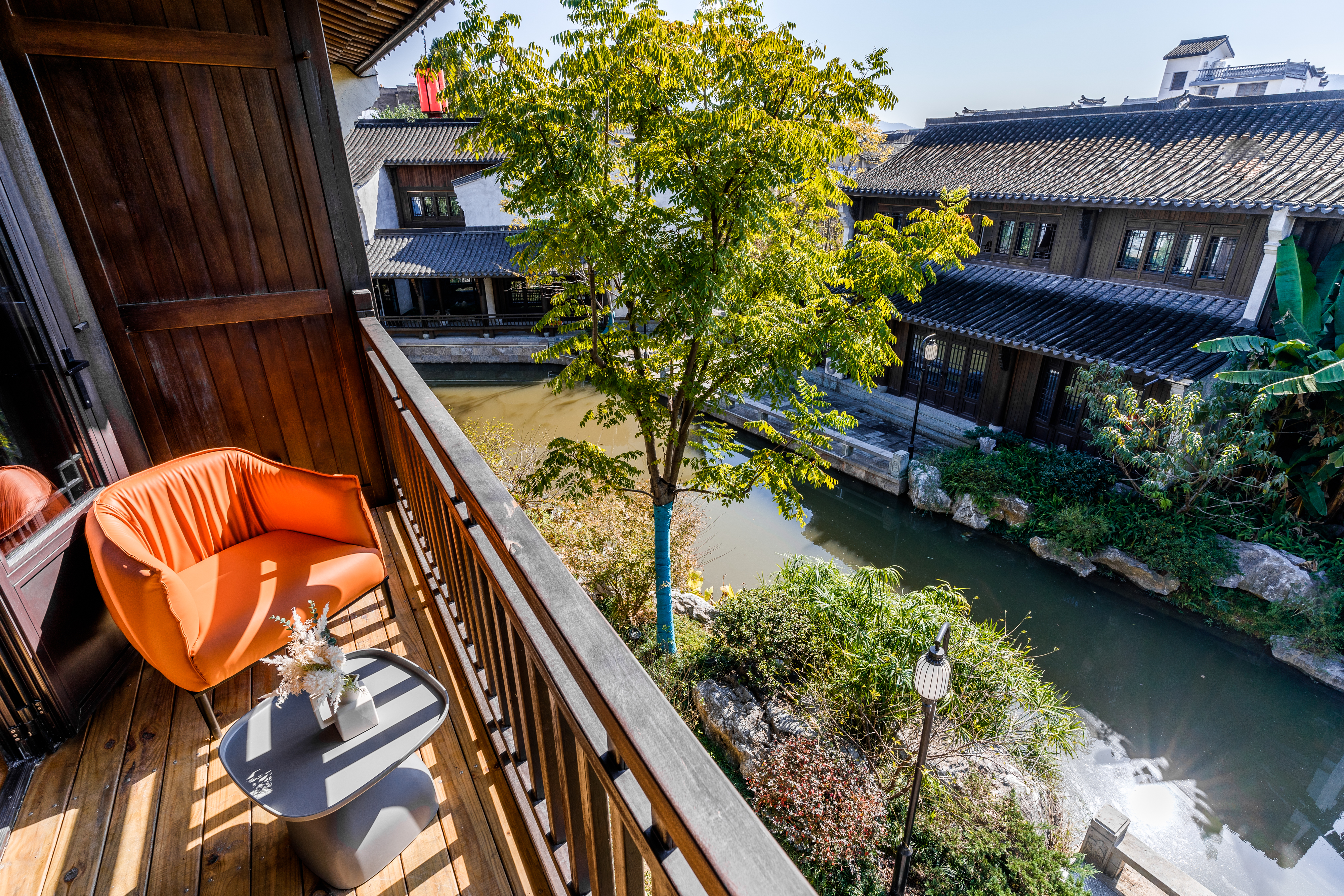 玉带河景LOFT家庭套房