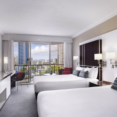 城景雙床房 沖浪者天堂曼特拉美景飯店優惠