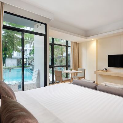 池景豪華大床房 雅頓住宅酒店優惠