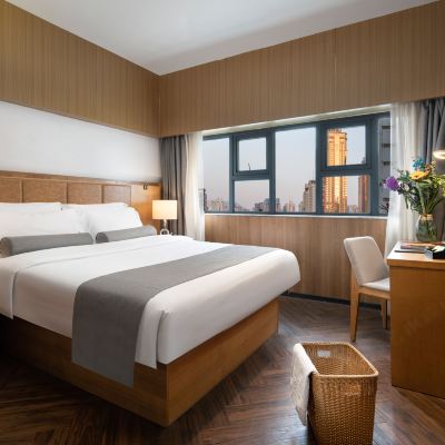 時尚大床房（功夫小茶具） 橙果酒店（深圳東門老街曬布地鐵站店）優惠