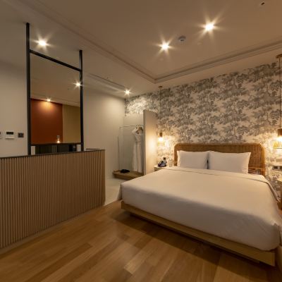 高級大床房 海雲台棕色波點簽名飯店優惠