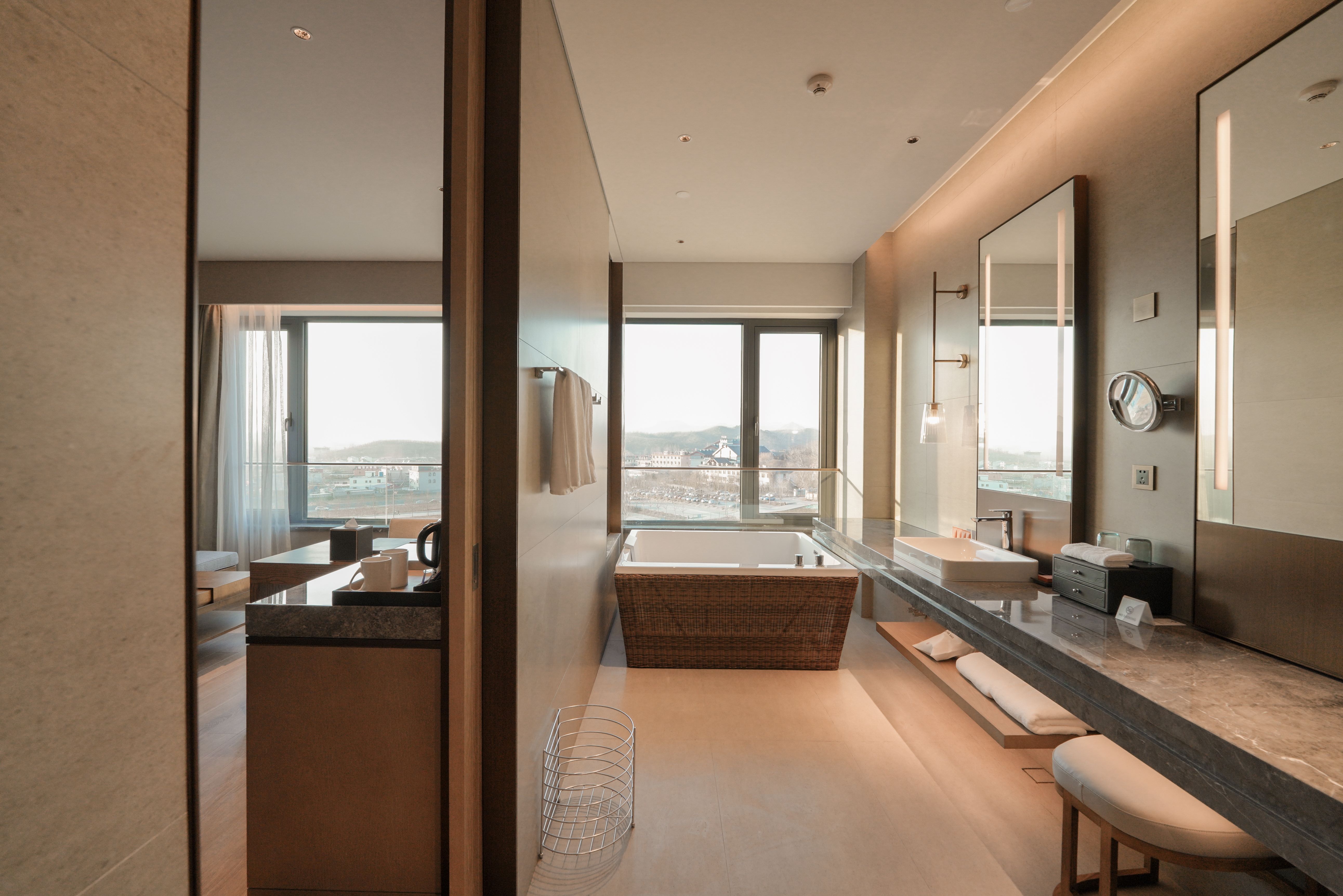 豪华双床私汤温泉房