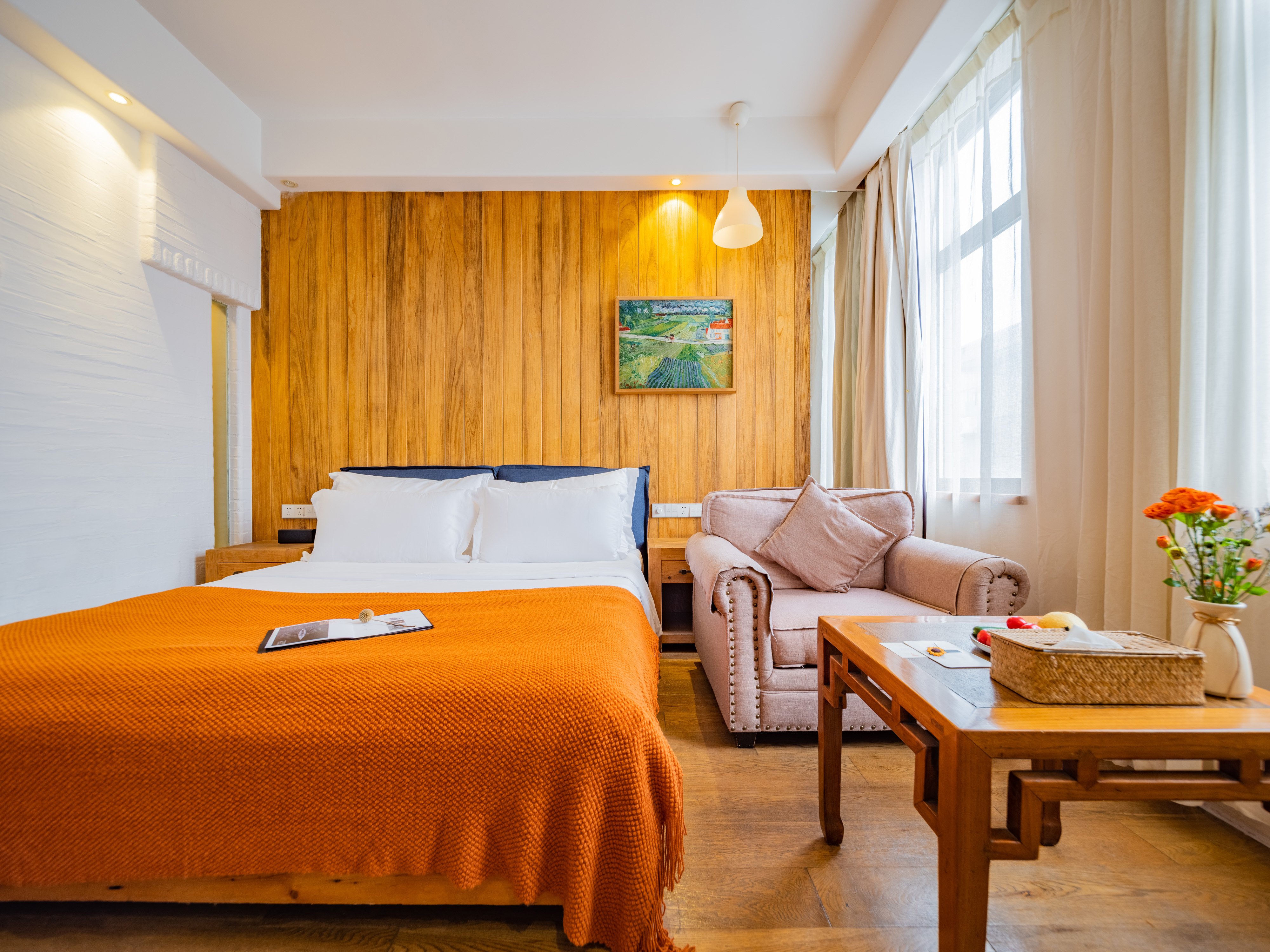 晴光满室?Plush零压大床房【min冰箱+乾湿分离】