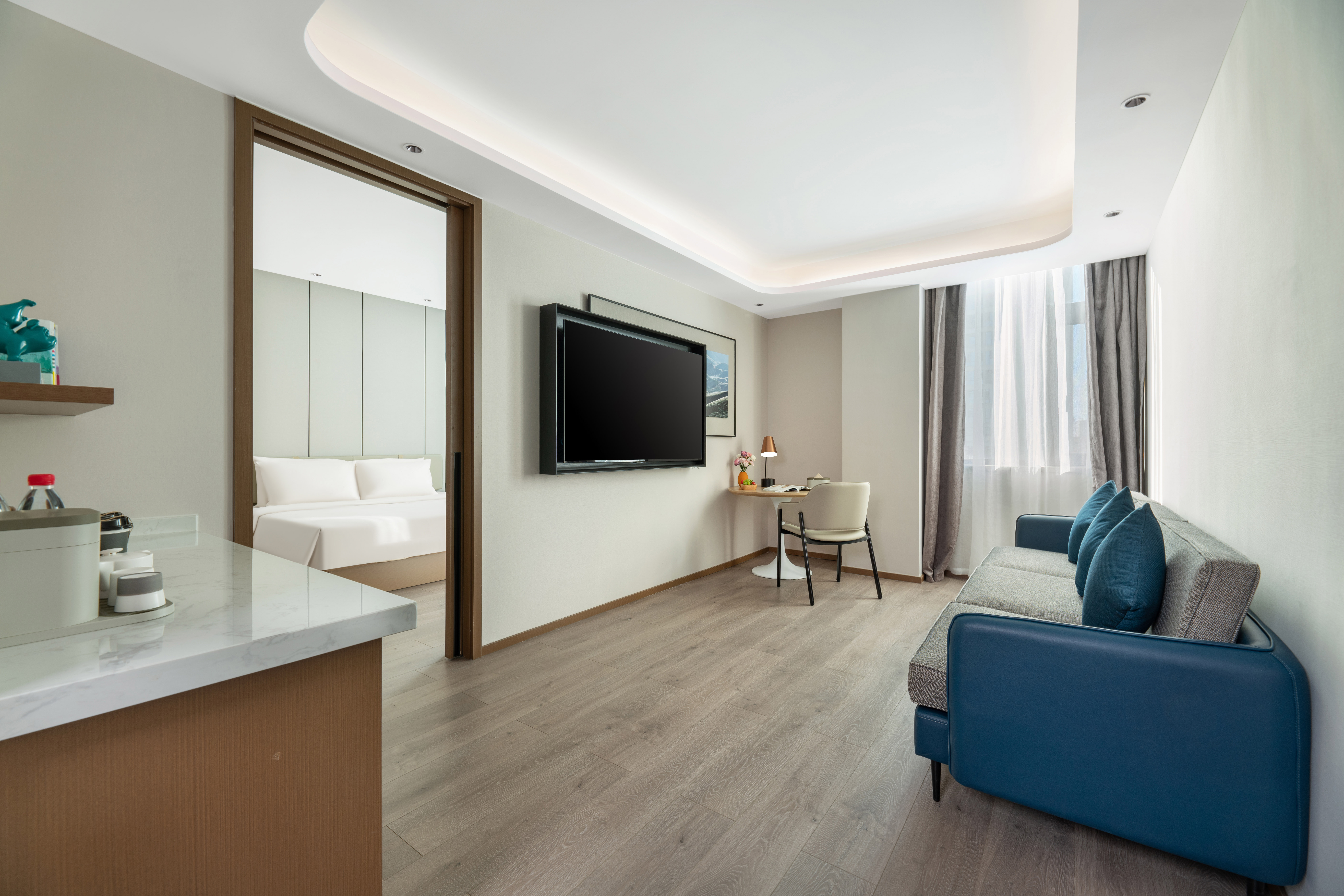 Atour Hotel Taifu Plaza South Ring Road Karamay几木套房（全屋智能+迷你小冰箱）