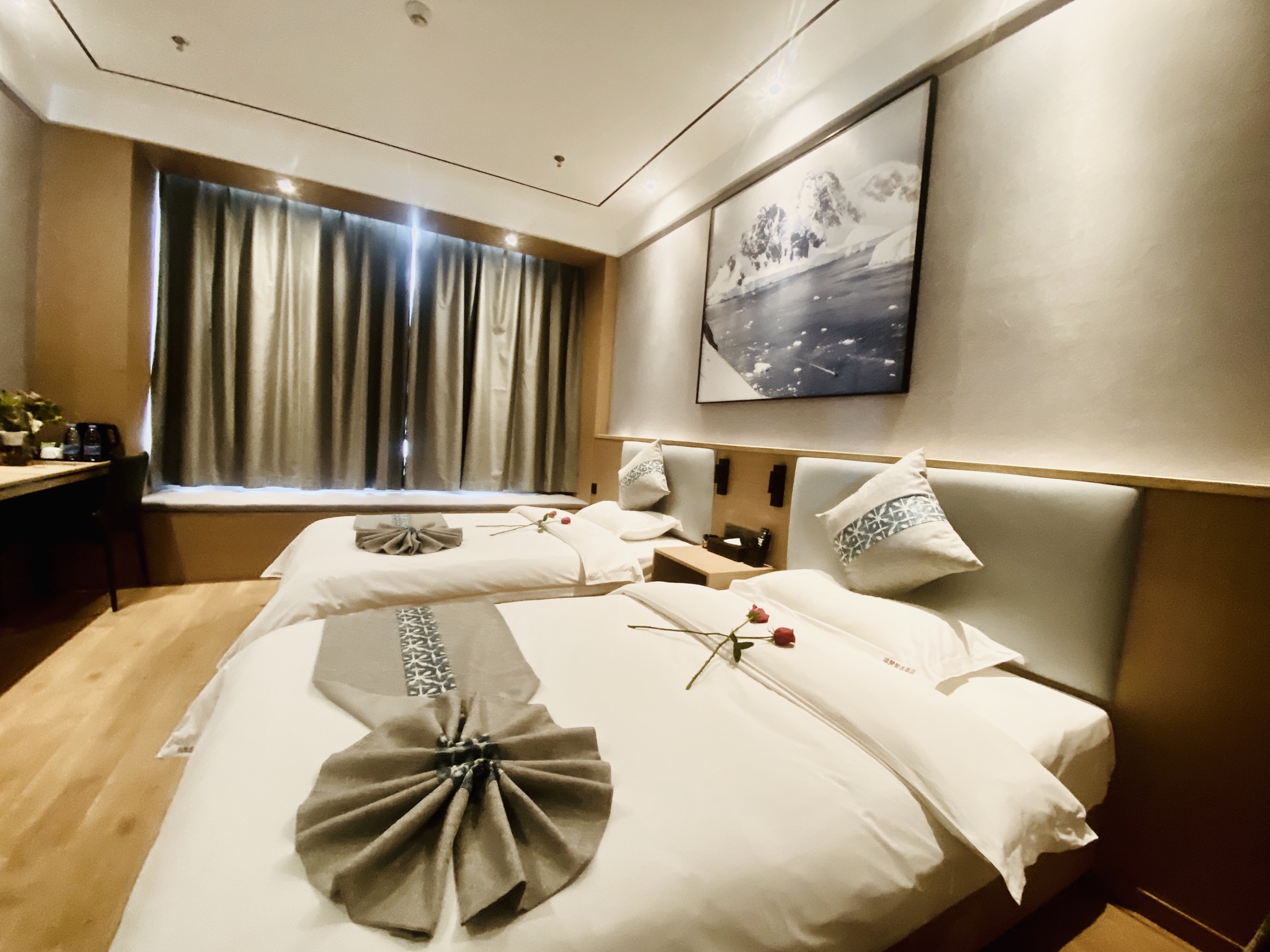 卓达雪山·观景双床房（恒温地暖）