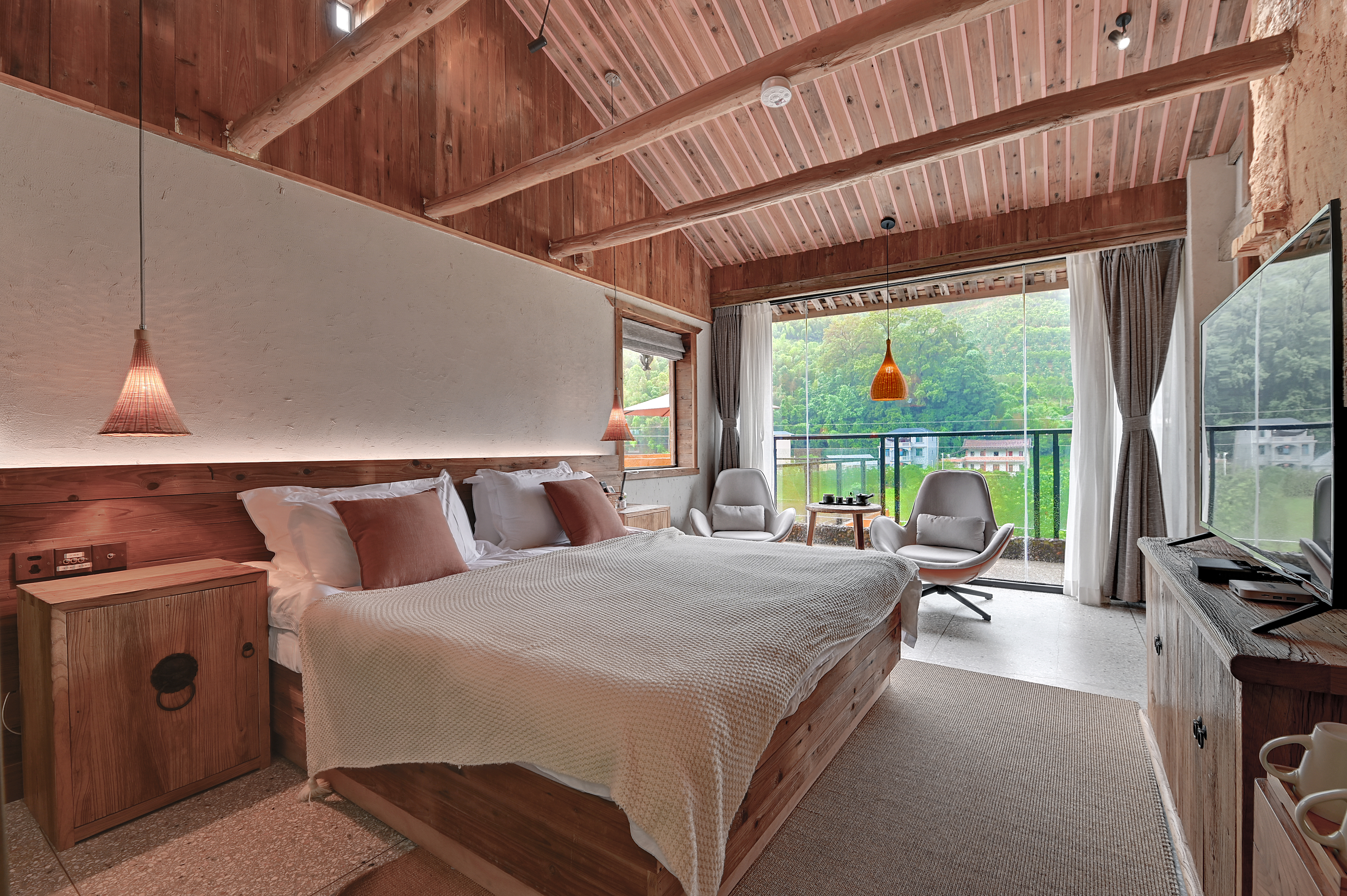 那寨溪居-侯月-静谧大床房