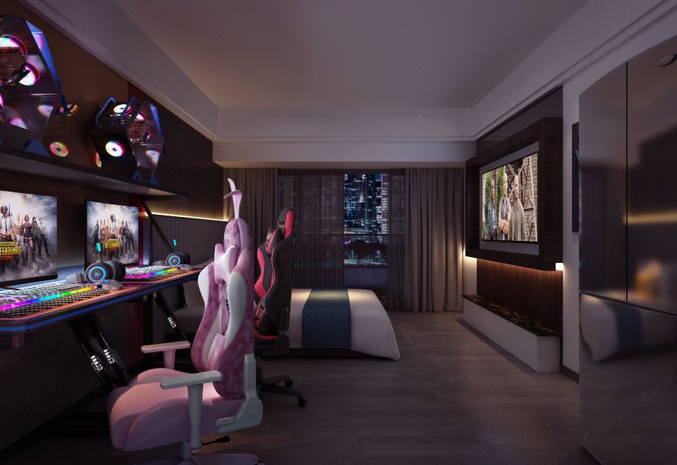 Romantic、塔景情侣大床房