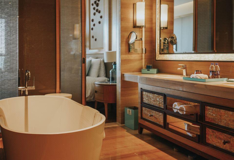 高级园景大床房