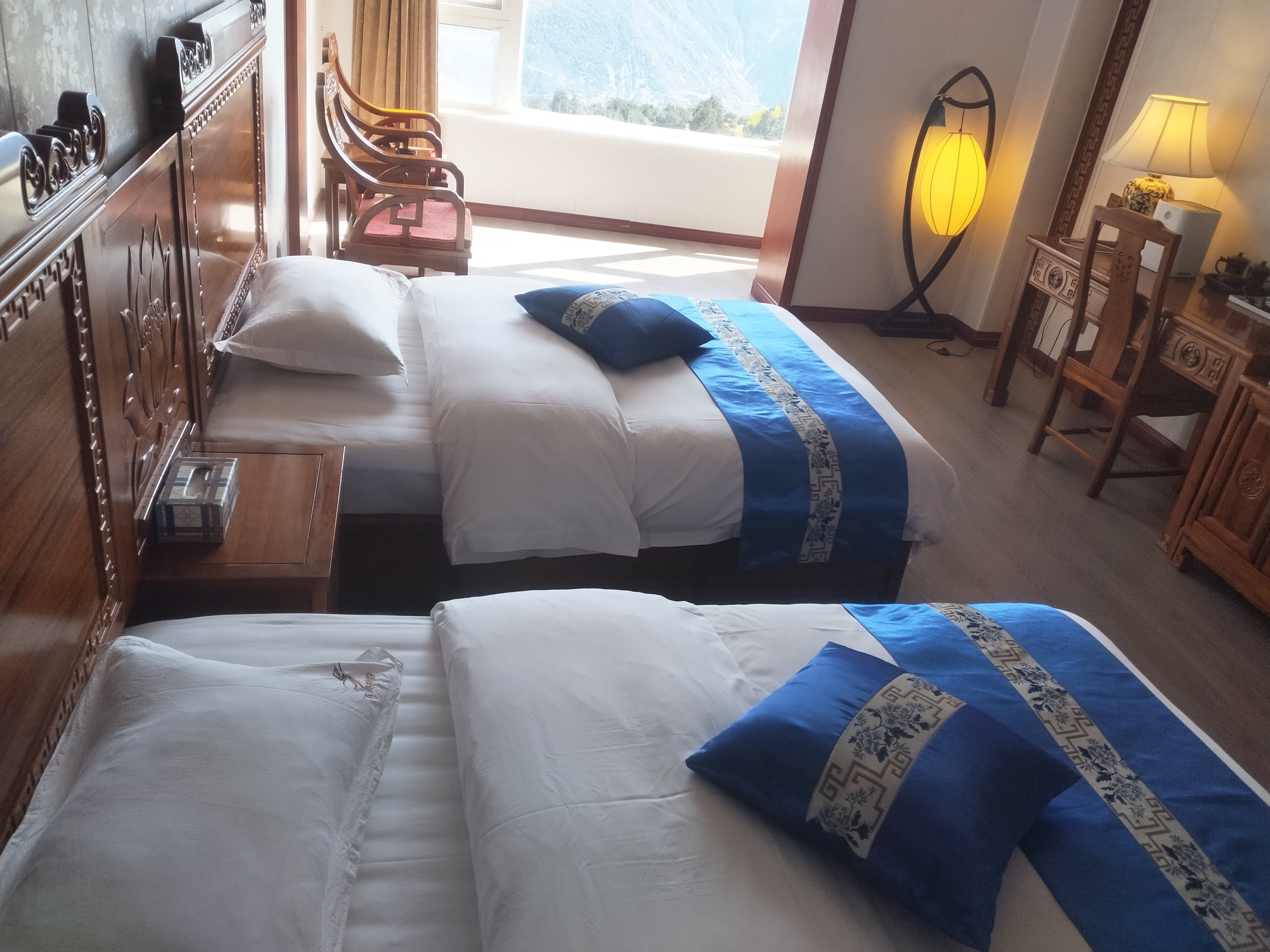 神韵雪山景高级双人房（空调+供氧）