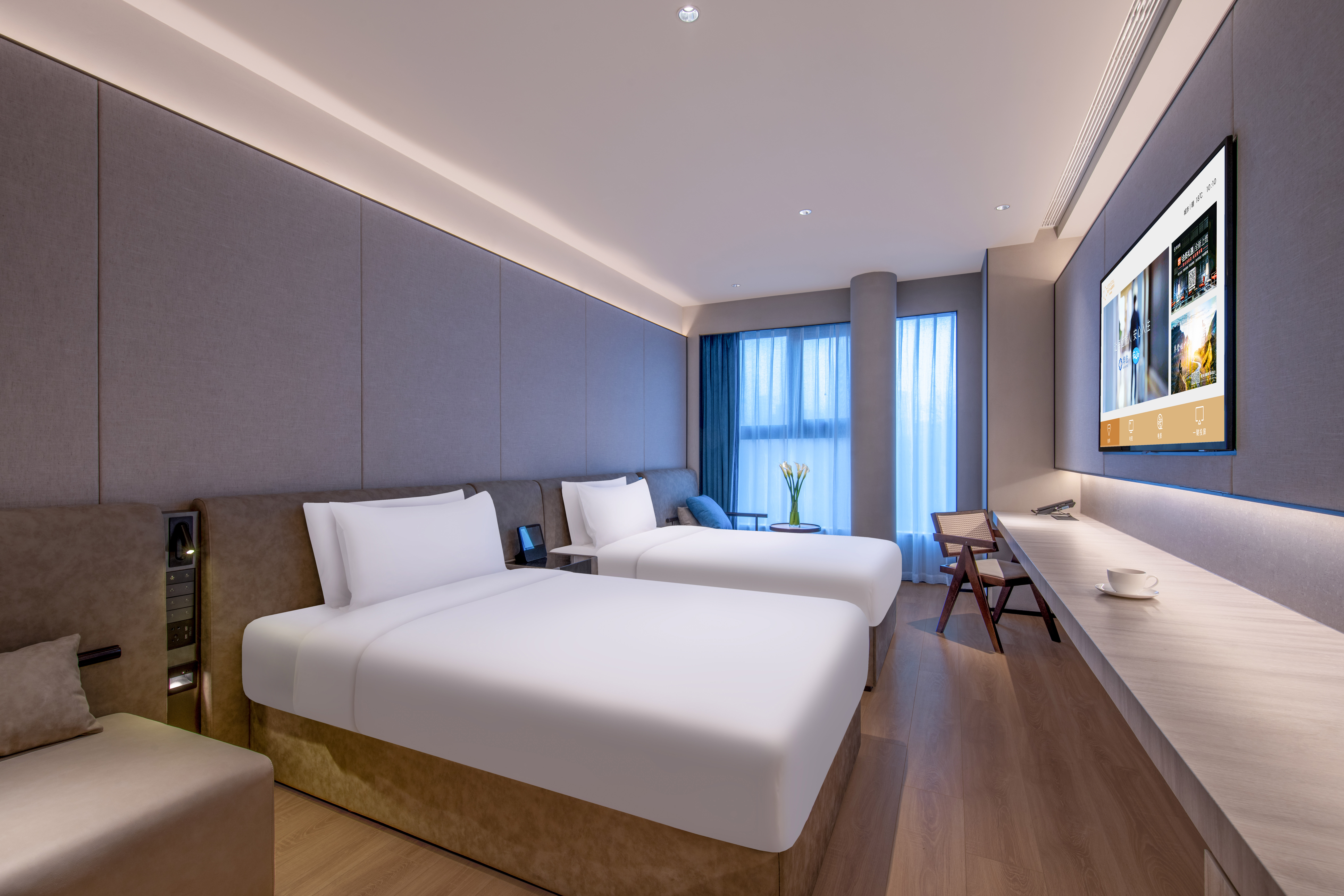 商务双床房（智能客控+深睡枕+小冰箱）