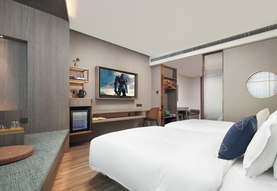 甄选双床房（加热毛巾杆+小冰箱+智能镜）