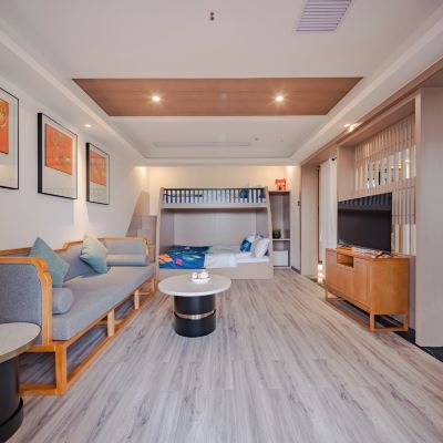 江景陽光親子房（私享花園+賞三江夜遊燈光秀） 江山勝景民宿酒店（樂山大佛店）優惠