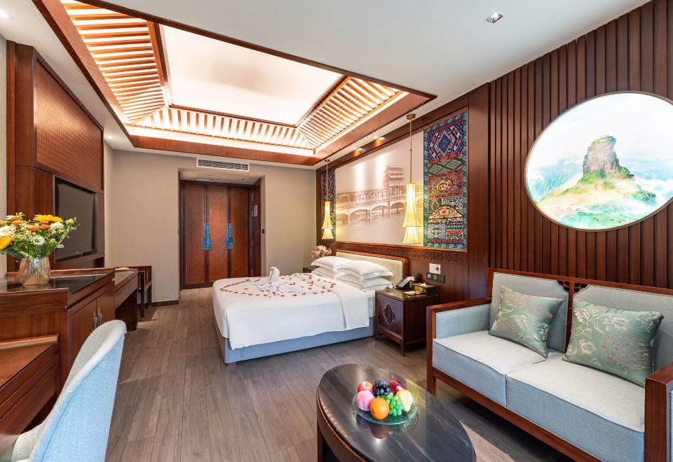 Mountain Fanjing Qixi Resort Grand Single Room - River-View (Floor Heating)